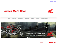 Tablet Screenshot of jamesmotoshop.com.br